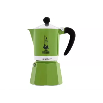 Caffettiera Bialetti Rainbow nera, verde