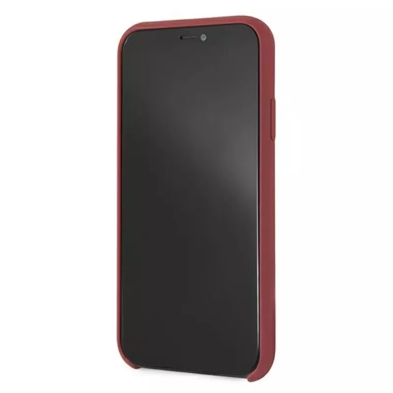 Mercedes-Benz custodia rigida in silicone per Apple iPhone XR rossa MEHCI61SILRE