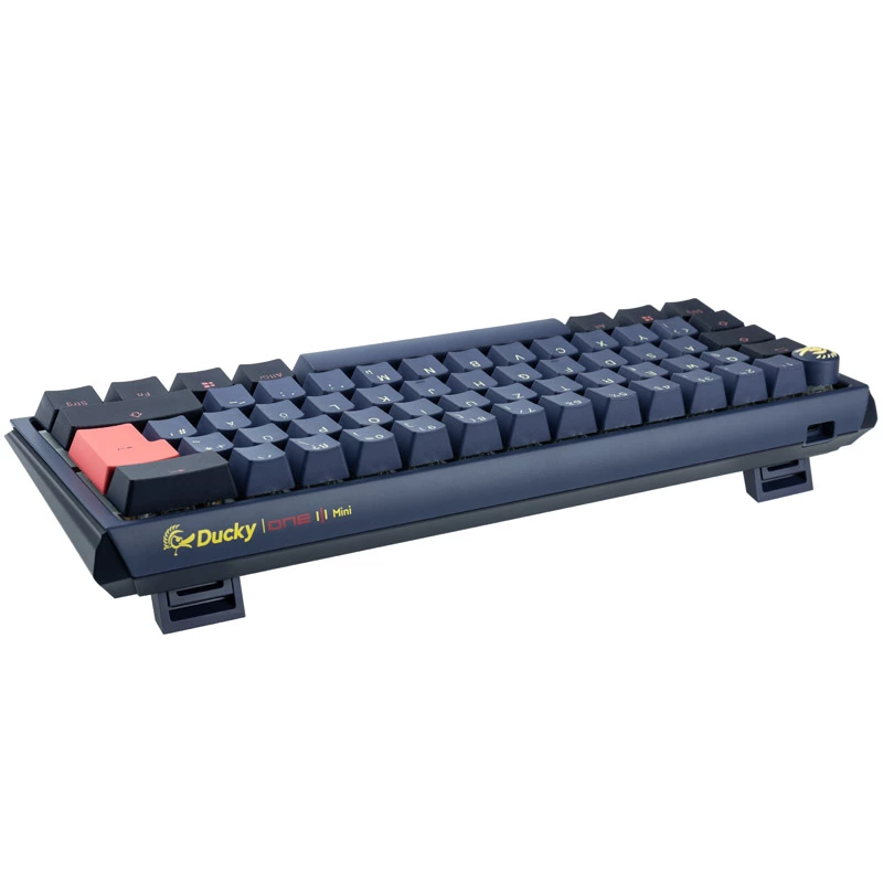 Ducky One 3 Cosmic Blu Mini Tastiera Gaming, RGB-LED - MX-Ergo-Clear