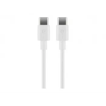Goobay 66317 cavo USB 1 m 2.0 USB C bianco (66317)