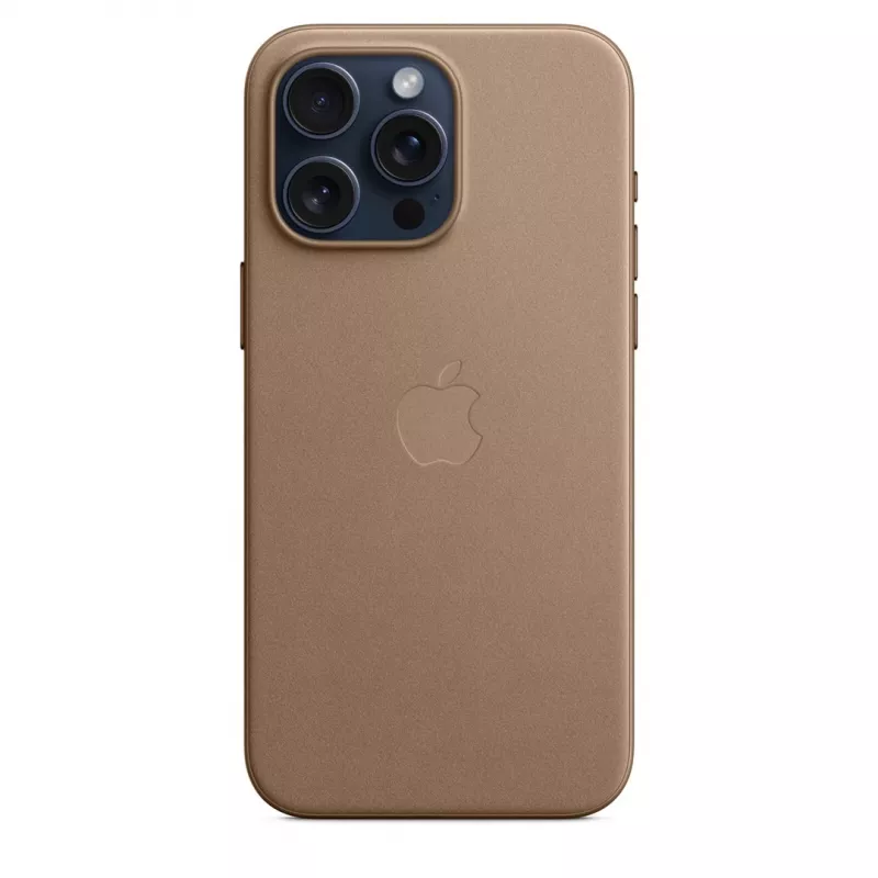 Custodia Apple iPhone 15 Pro Max FineWoven compatibile MagSafe – taupe