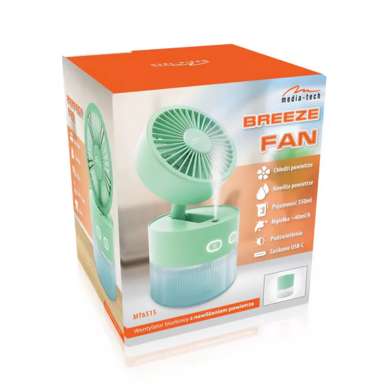 Ventilatore da tavolo MEDIA-TECH MT6515 12 pollici, 3 velocità