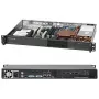 Supermicro - SuperChassis 510-203B (nero) - montaggio rack 1U - micro ATX 200 Watt nero