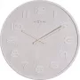 NeXtime 3096WI - orologio da parete - orologio al quarzo - rotondo - bianco - legno - legno