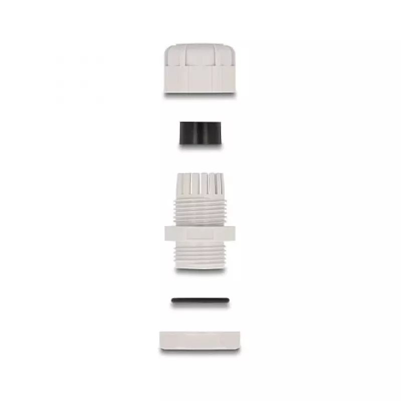 Pressacavo M20 DELOCK, plastica, grigio, confezione da 10