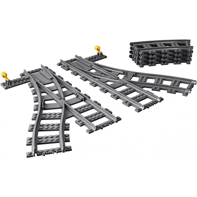 Set da costruzione LEGO City 60238 – scambio ferroviario e accessori per set di gioco