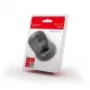 Mouse ottico wireless Bluetooth GEMBIRD MUSWB2 — per destrimani, 1600 DPI, 6 tasti, nero/grigio, batterie AAA
