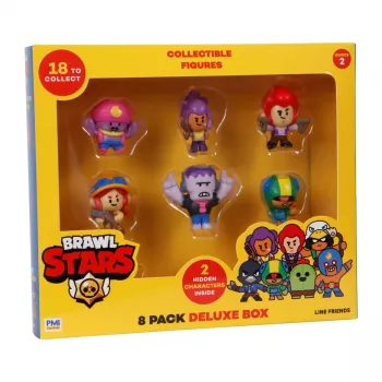 Brawl Stars S2 Figure - confezione da 8 Deluxe Box VER.A