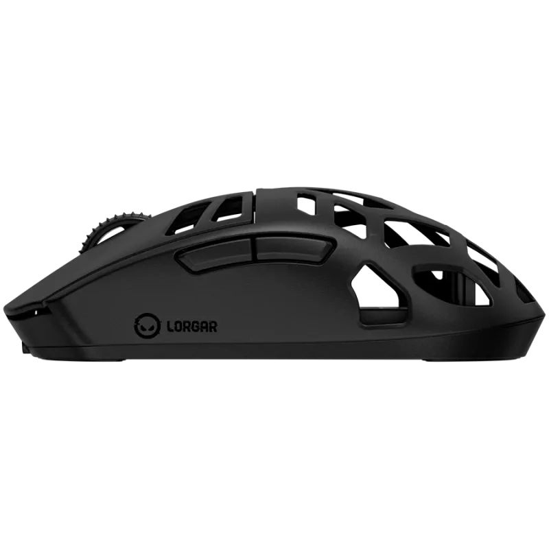 LORGAR MSE90W, lega di magnesio mouse da gaming wireless Elite, nero