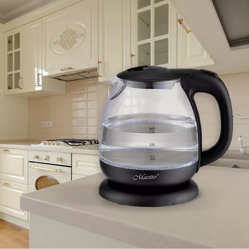 Bollitore MAESTRO MR-055 1 L 1100 W (MR-055-BLACK) nero