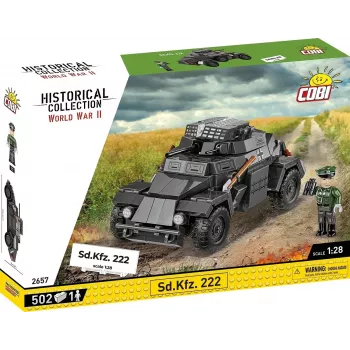 Cobi Blocks Sd.Kfz 222 kit di montaggio COBI-2657 — 502 mattoncini