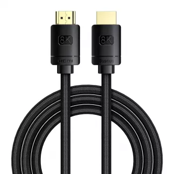 Cavo HDMI Baseus High Definition Series 2.1, 8K 60Hz, 3D, HDR, 48Gbps, 2 m (nero)