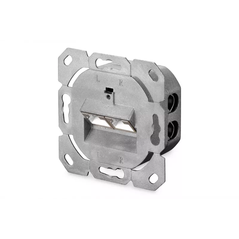 Digitus DN-9006-N presa di rete CAT 6, classe E, schermata, da superficie, bianca