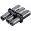 Bachmann - adattatore per allacciamento elettrico - ST18 (M) su GST18 (F) - nero (375.515)