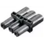 Bachmann - adattatore per allacciamento elettrico - ST18 (M) su GST18 (F) - nero (375.515)