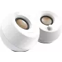 Creative Pebble 2.0 altoparlanti stereo da scrivania, bianco