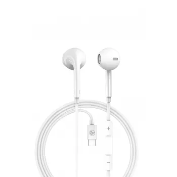 Auricolare in-ear Tellur Basic Urbs Type-C bianco