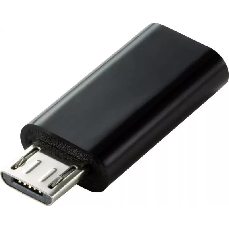 Renkforce RF-4472838 adattatore di interfaccia/genere per cavi Micro-USB-B USB Type-C nero (RF-4472838)