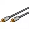 Goobay 65296. Connettore 1: RCA, genere connettore 1: maschio, connettore 2: RCA, genere connettore 2: maschio, materiale del cavo: rame,