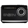 Altoparlante SVEN SRP-155, nero (3W, Bluetooth, FM/AM/SW, USB, microSD, torcia, batteria ricaricabile)