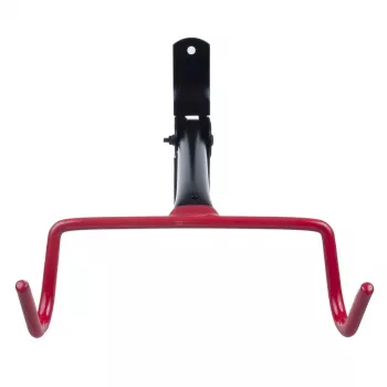 Rastrelliera portabici da parete MACLEAN MC-430, supporto orizzontale, portata fino a 30 kg, nera