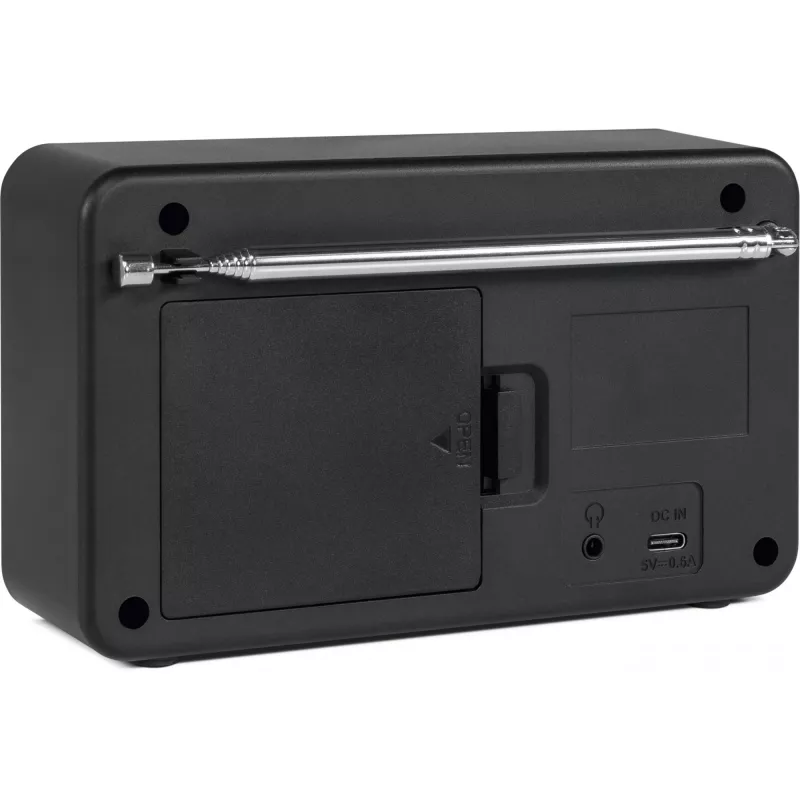 TechniSat VIOLA 200 radiosveglia digitale DAB+, bianco/nero