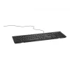 Tastiera full-size con filo Dell KB216 — layout QWERTY nordico, nero, USB