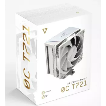 Dissipatore CPU ad aria MODECOM Volcano 0C T721 12 cm bianco