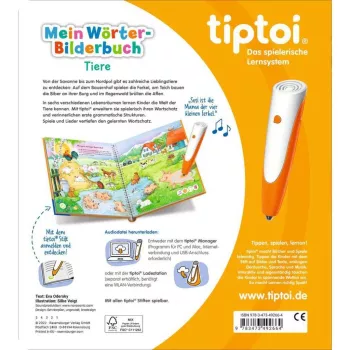 tiptoi Mein Wörter-Bilderbuch: Tiere, libro didattico