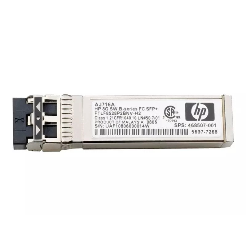 HPE - Modulo ricetrasmettitore SFP+ - 16Gb-Fibre-Channel (SW) Fibre Channel LC