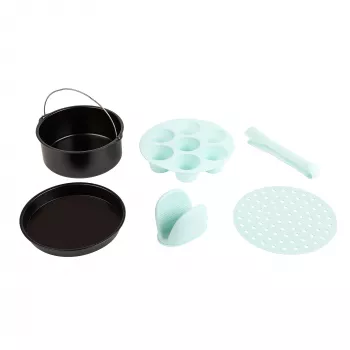 Set accessori Jata JESA2090 nero menta stampo in silicone per muffin