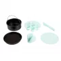Set accessori Jata JESA2090 nero menta stampo in silicone per muffin