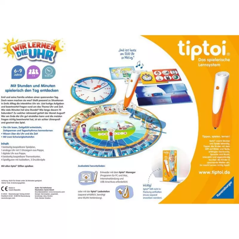tiptoi 00126 gioco da tavolo 15 min gioco educativo