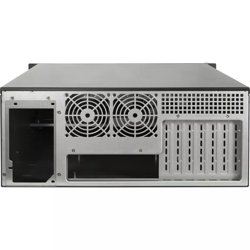 Case rackmount INTER-TECH IPC 4U-4508 nero — chassis server/PC 4U, rackmount