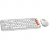 Logitech POP Icon Combo Bluetooth QWERTZ Swiss arancione bianco mouse