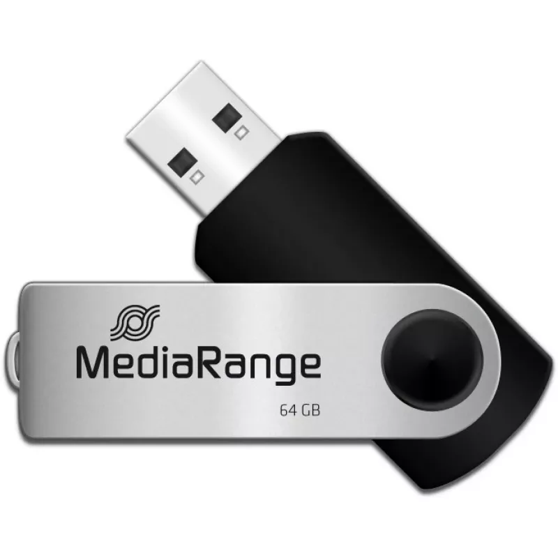 Chiavetta USB MediaRange 64 GB USB Type-A Micro-USB MR912