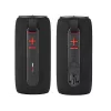 Altoparlante stereo portatile TRACER Stripe nero — 10 W RMS, Bluetooth/cablato, USB-A e USB-C, MicroSD, batteria ricaricabile integrata (fino a 5 h)