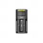 Nitecore UMS2 caricabatterie per batterie ricaricabili batterie domestiche DC litio ioni nichel cadmio