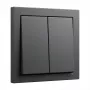 Placca a bilanciere GIRA System 55 2 moduli bilanciere antracite (modello 329528)