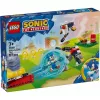 Giocattolo da costruzione LEGO Sonic the Hedgehog 77001 Campfire Showdown set di gioco, 177 pezzi, 1 minifigure, età 7+