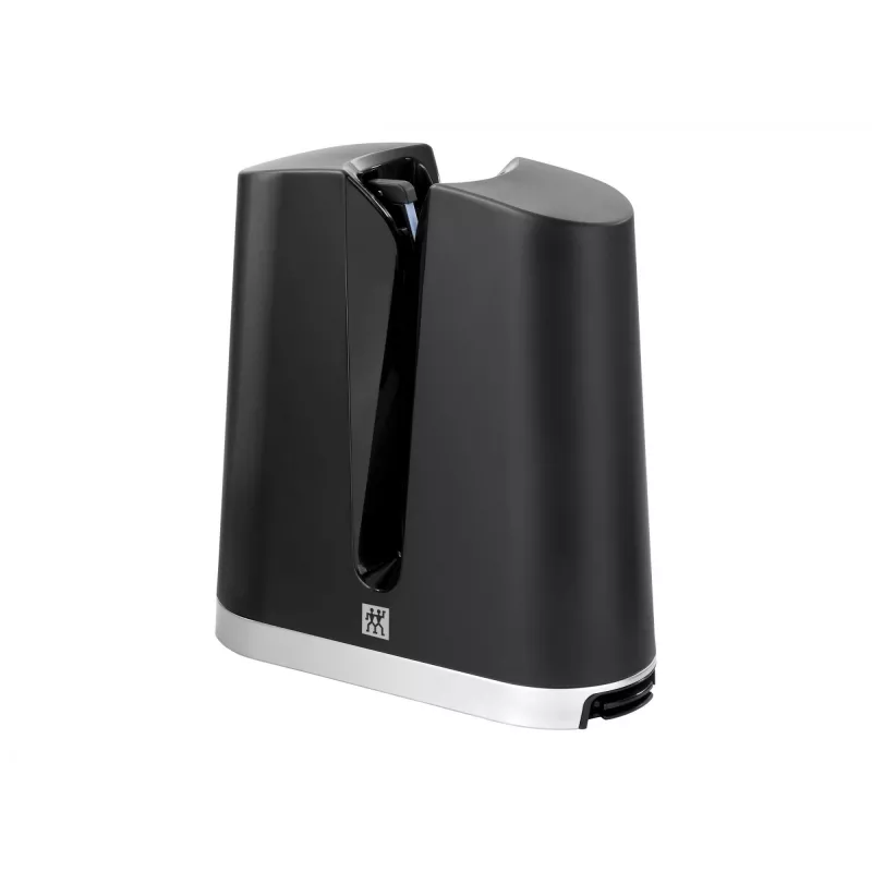 Affilacoltelli ZWILLING V-Edge Pull Through, nero, design compatto a passaggio