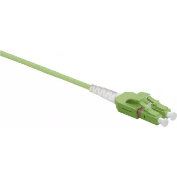 Cavo di rete Helos cavo patch in fibra ottica Uniboot LC/LC duplex 50/125µm OM5 3.0m verde