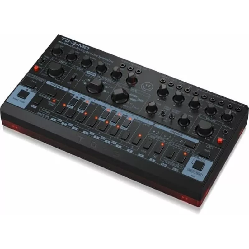 Sintetizzatore basso analogico monofonico Behringer TD-3-MO-BK — stile 303, synth basso analogico monofonico, nero