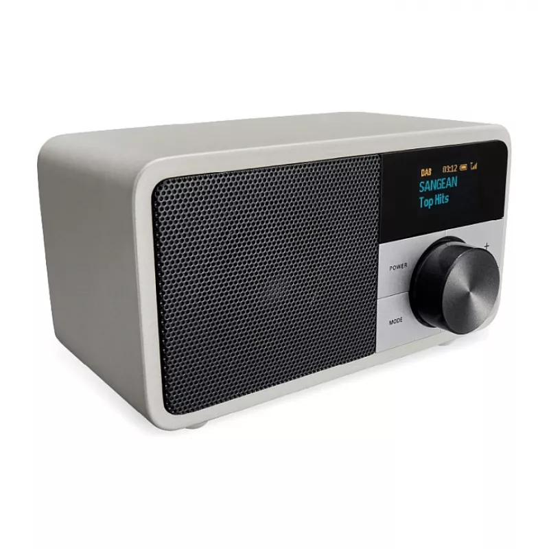 Radio da tavolo Sangean DDR-7 Glacier Silver con sintonizzatore digitale e Bluetooth