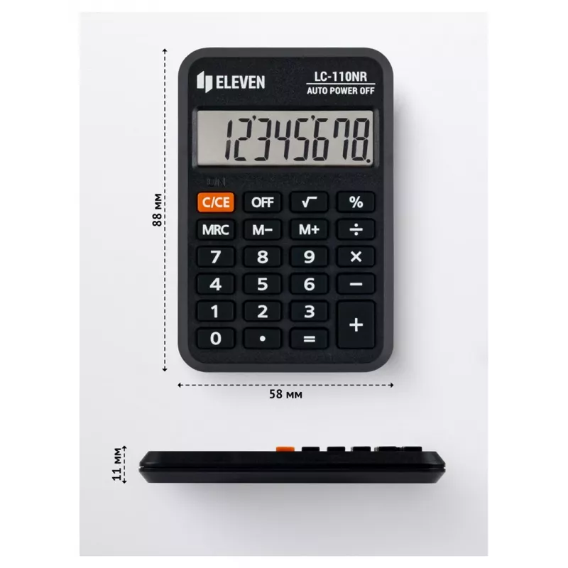Eleven LC-110NR (EU) calcolatrice tascabile