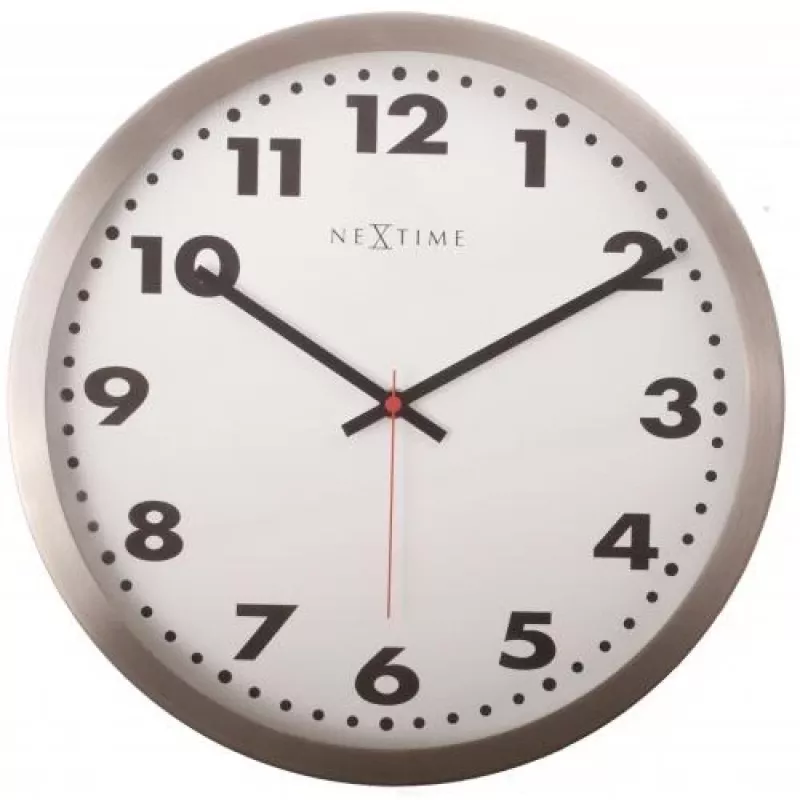 NeXtime orologio da parete 2519 Arabic, Ø25 cm, bianco