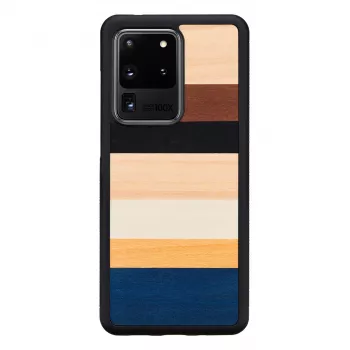 Custodia per cellulare Man and Wood per Samsung Galaxy S20 Ultra — nero