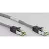 Cavo patch Goobay CAT 8.1, S/FTP (PiMF), grigio, 0,5 m - LSZH senza alogeni, rame AWG 24 (55135)
