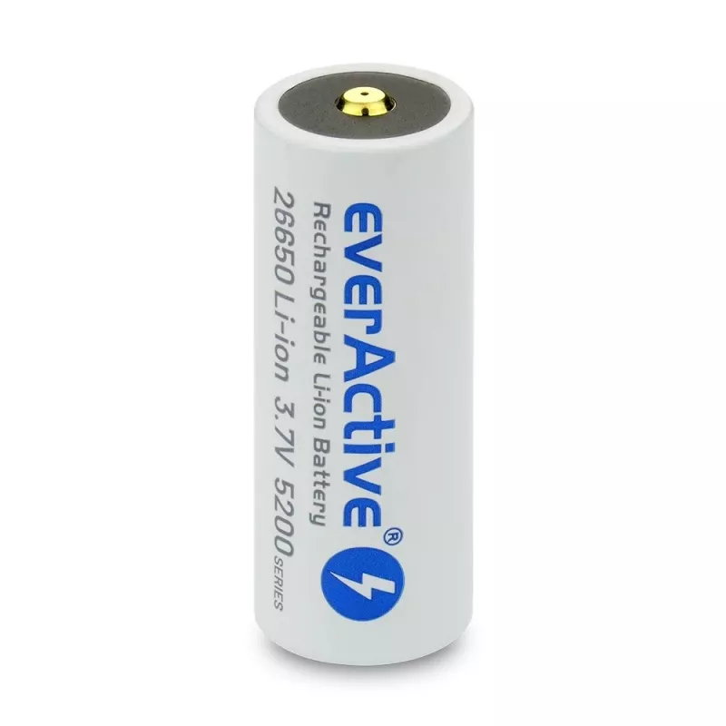 Batteria ricaricabile everActive EV26650-52M 3,7V 5200mAh con funzione di ricarica micro-USB