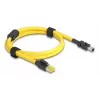 Cavo di rete DeLOCK 81250 nero giallo 1m Cat6